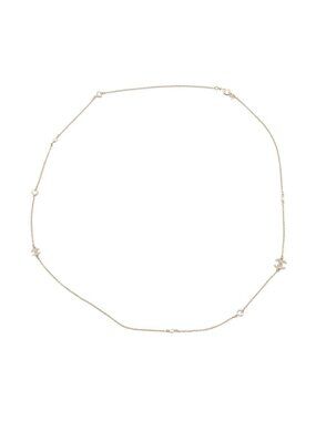Chanel Necklace CC Logo Faux Pearl Long